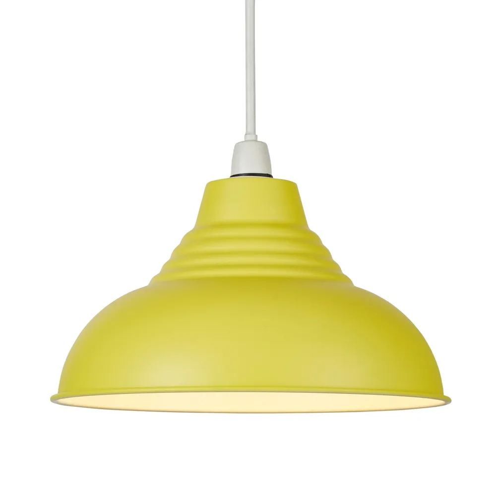 Glow Dome Easy Fit Ceiling Light Shade, Yellow 1