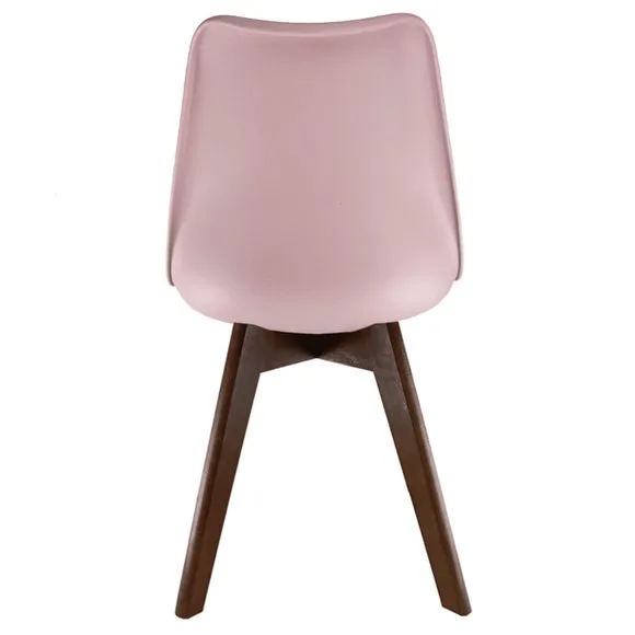 Fusion Living Soho Plastic Dining Chair with Squared Legs 6