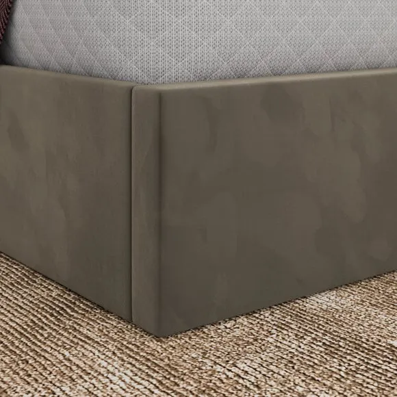 Alara Velvet Ottoman Bed 3