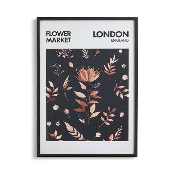 Flower Market London Framed Print 3