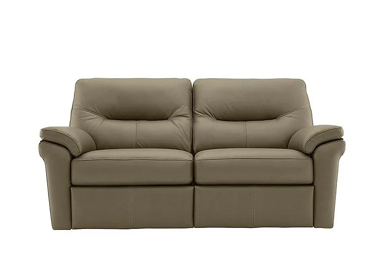 Seattle 2.5 Seater Leather Sofa - No Recliner