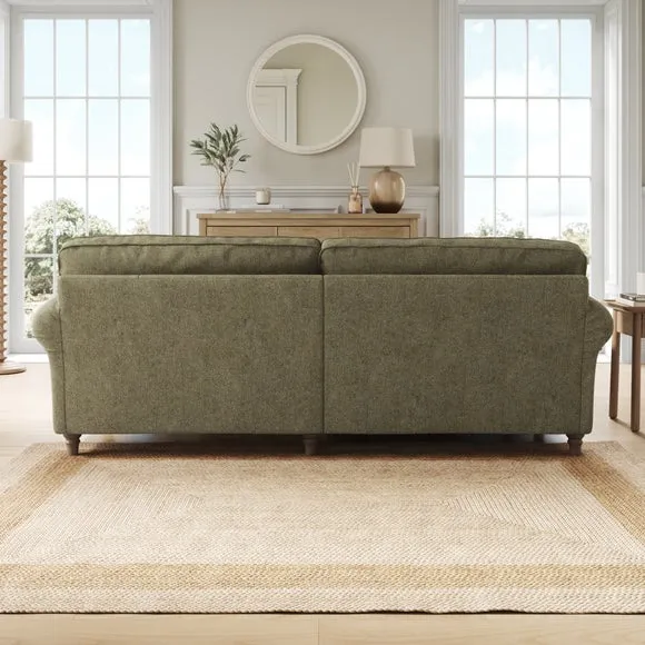 Flori Soft Chenille Corner Chaise Sofa 3
