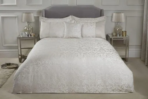 New Edge Blinds Harrow Duvet Set in Cream
