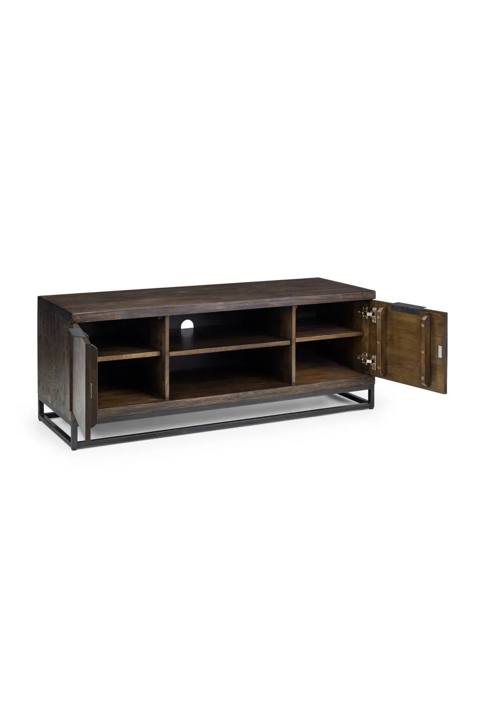 Julian Bowen Brooklyn TV Unit in Dark Brown 3