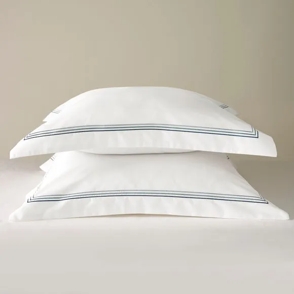 Dorma Rovello Embroidery 100% Cotton Continental Pillowcase 3