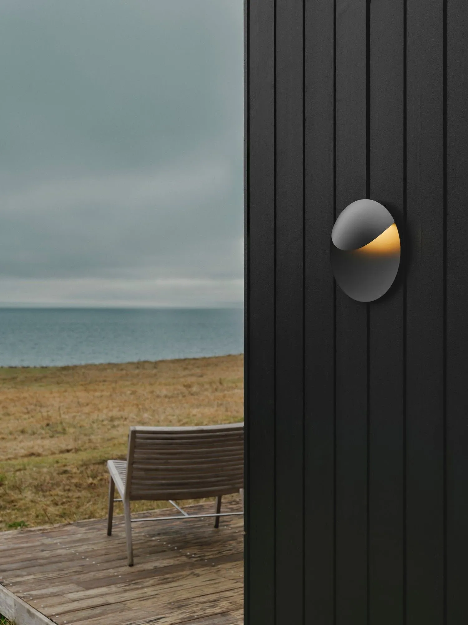 Nordlux Valopin Outdoor Wall Light Black Metal Garden LED IP54 3000k Mains 5