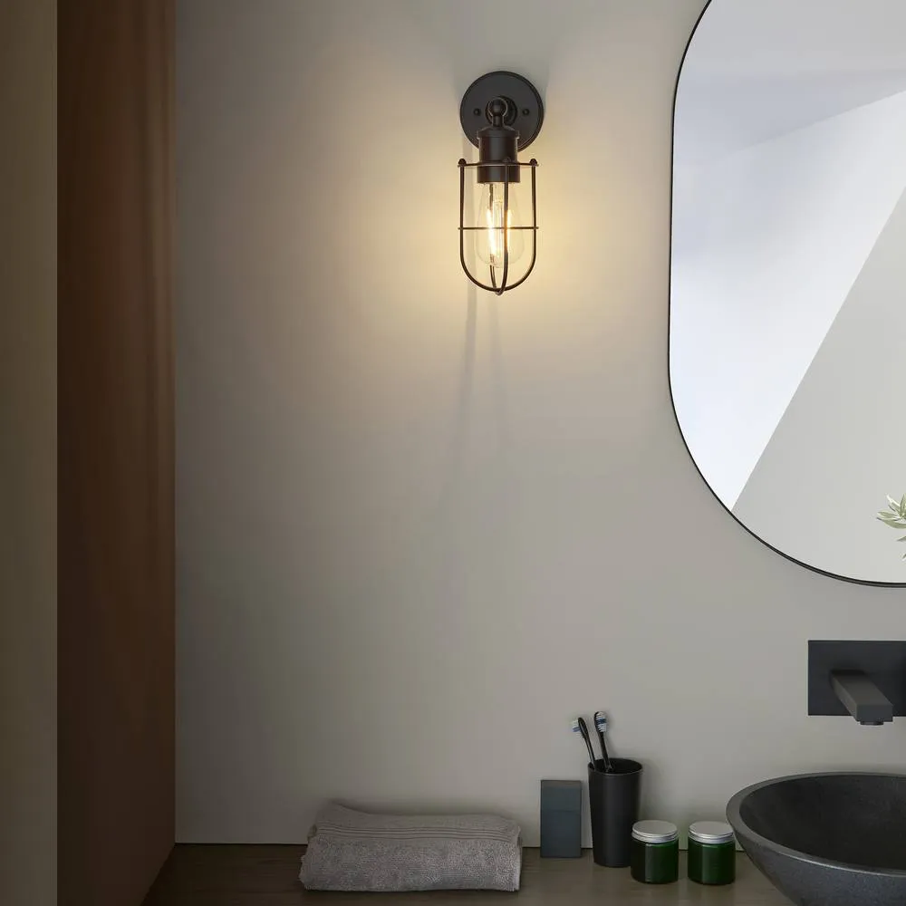 Netlighting Crew Bathroom Wall Lamp Matt Black 5
