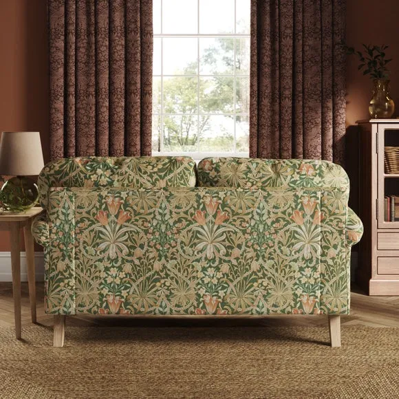 Jolene William Morris Woodland Weeds Print Velvet 2 Seater Sofa 3