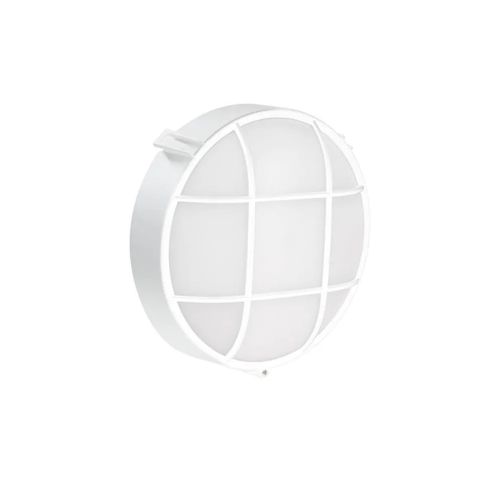 Netlighting Fond Outdoor Bulkheads Wall Lamp White 15W IP44