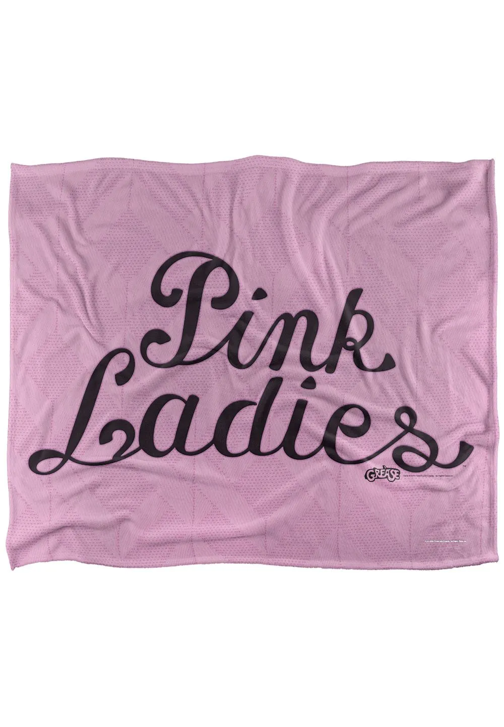 Grease Pink Silky Touch Super Soft Throw Blanket 152 X 127 cm in White