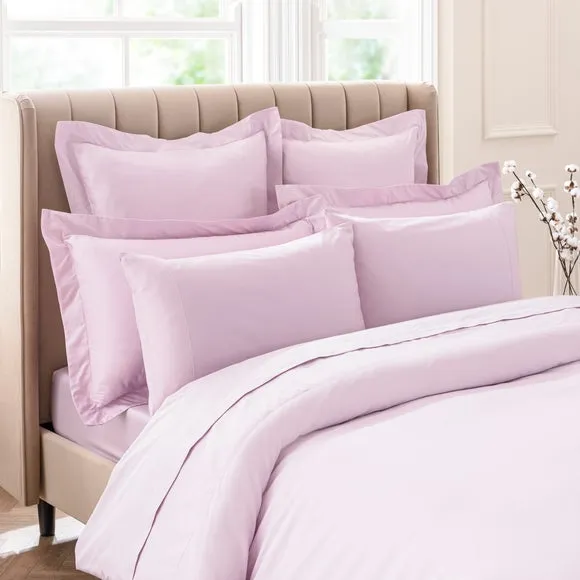 Dorma Smooth & Soft 300 Thread Count 100% Cotton Sateen Continental Pillowcase 2
