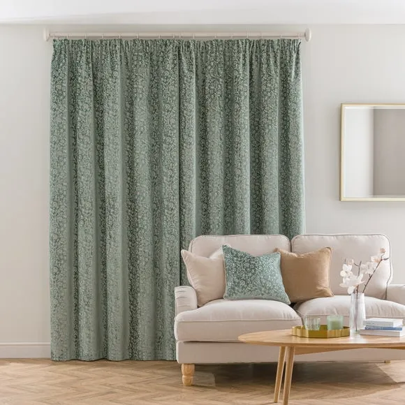 Madeline Velvet Pencil Pleat Curtains 4