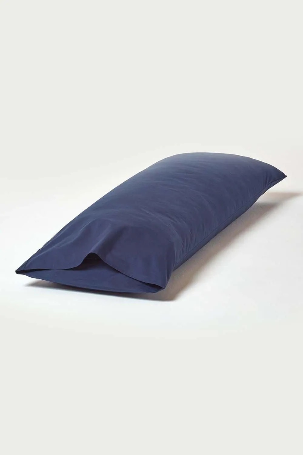 Homescapes Egyptian Cotton Housewife Body Pillowcase 200 TC in Navy 3