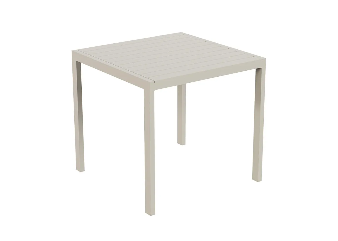Case Eos Outdoor Square Dining Table Pebble Grey 1