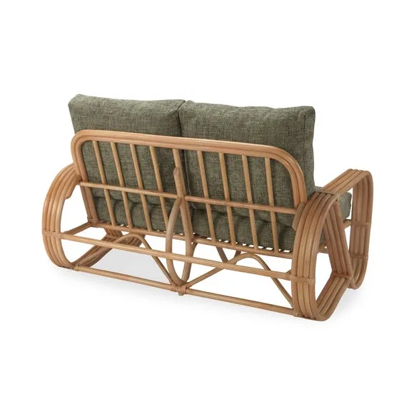 Desser Pretzel Rattan 2 Seater Sofa & 2 Chairs Set 4