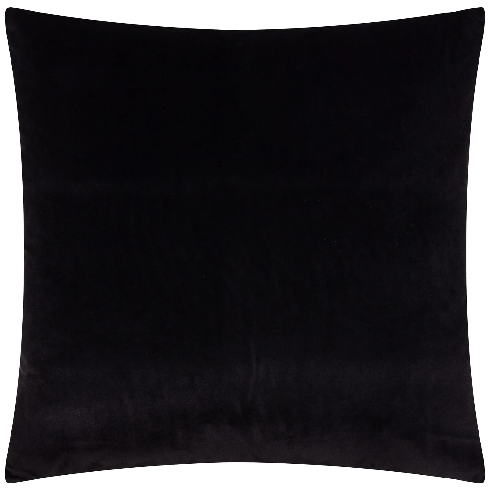 Paoletti Savoy Stripe Velvet Cushion in Black 3