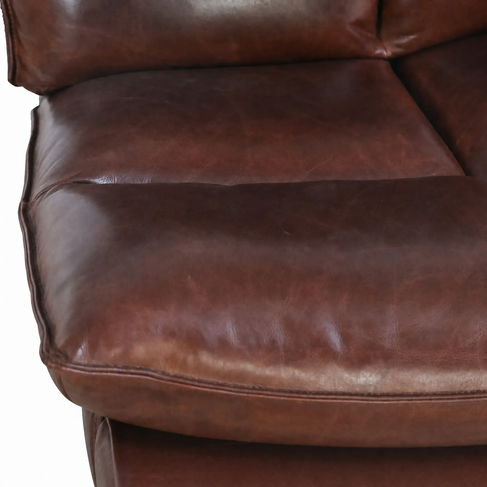 Brize Elect Rock Recl Armchair, Brown Leather | Barker & Stonehouse 5