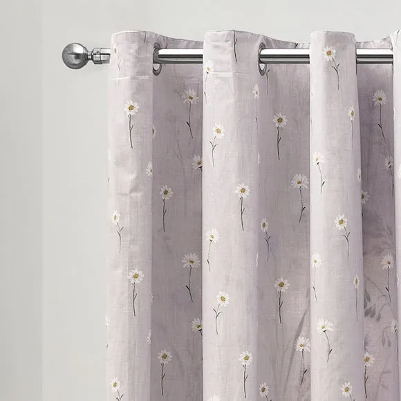 Catherine Lansfield Grasmere Floral Reversible Eyelet Curtains 4