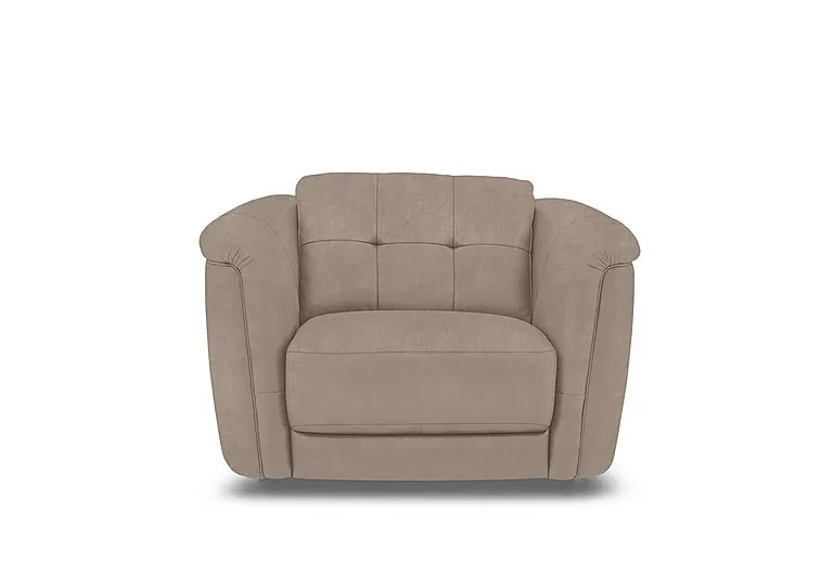 Monarch Fabric Cuddler Chair - Manhattan Nutmeg