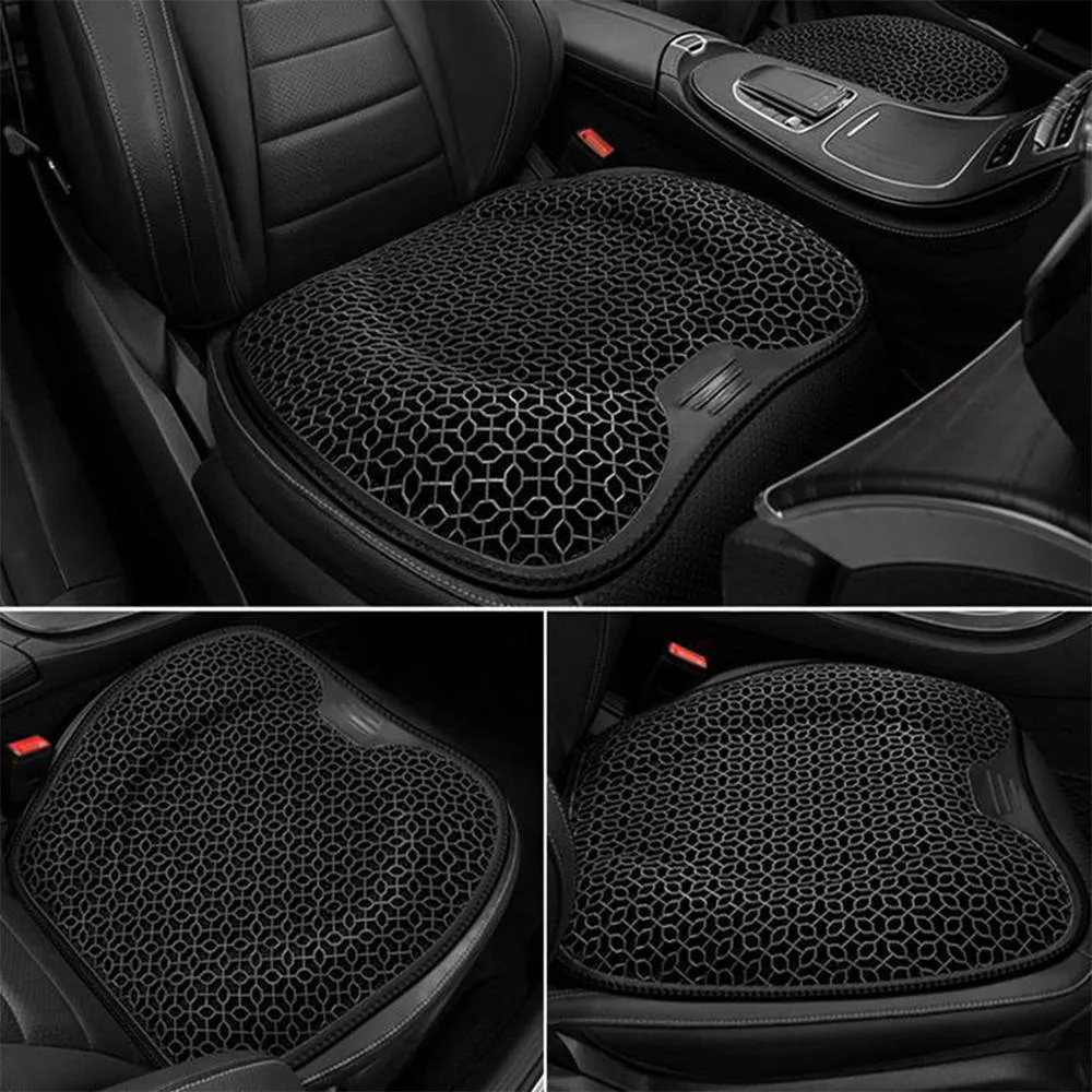 Quipulse Honeycomb Breathable Cooling Seat Cushion in Black