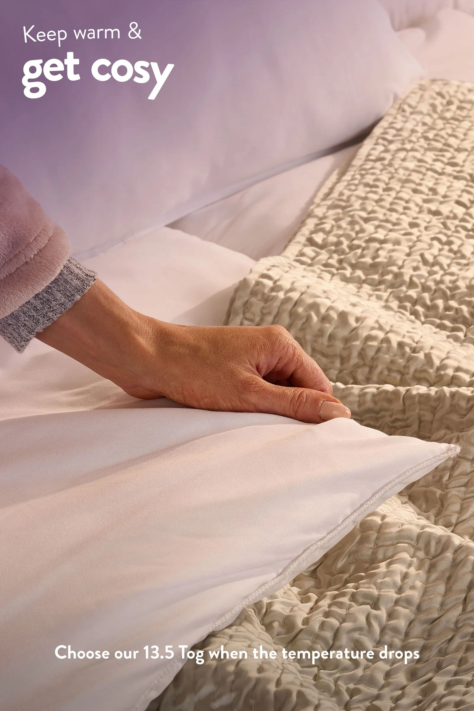 Slumberdown Anti Allergy 13.5 Tog Winter Duvet in White 4