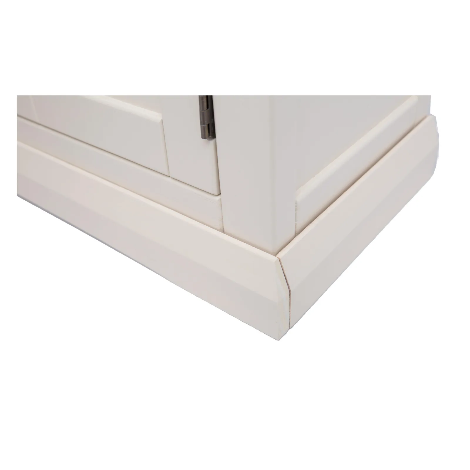 Cabinet Bits Castelli Off-White 2 Door TV Cabinet Chrome Knob 6