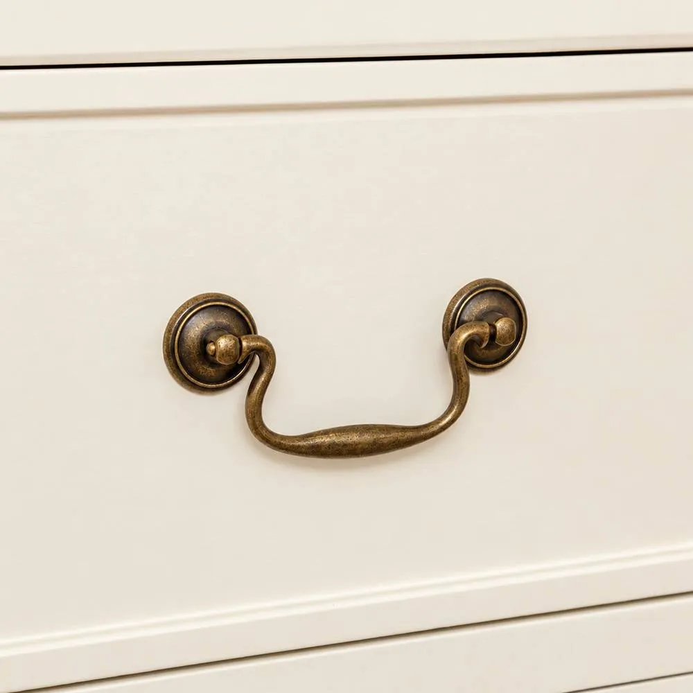 Melody Maison Large Ivory 8 Drawer Chest Of Drawers - Charlotte Ivory Range 4