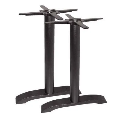 netfurniture Toyney Rectangular Black Cast Iron Table Legs Table Base