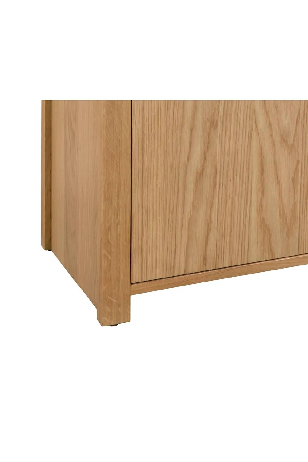 Julian Bowen Curve 3 Door 3 Drawer Sideboard in Light Oak 6