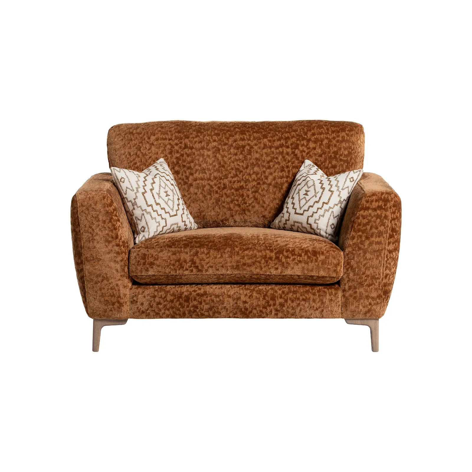 Chaska Snuggler, Orange Fabric | Barker & Stonehouse 2