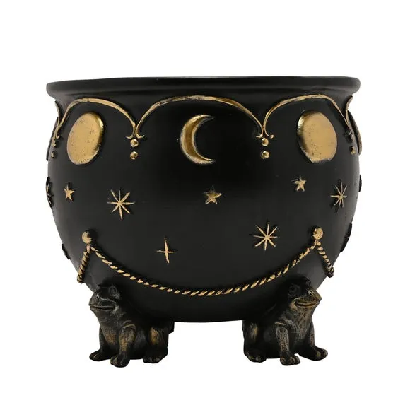 Hocus Pocus Cauldron with Frog Feet Ornament 4