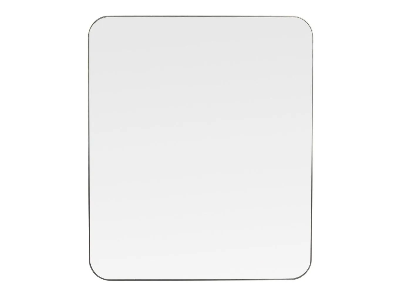 Heal's Fine Edge Mirror Rectangle Curved Silver 130x110cm 1