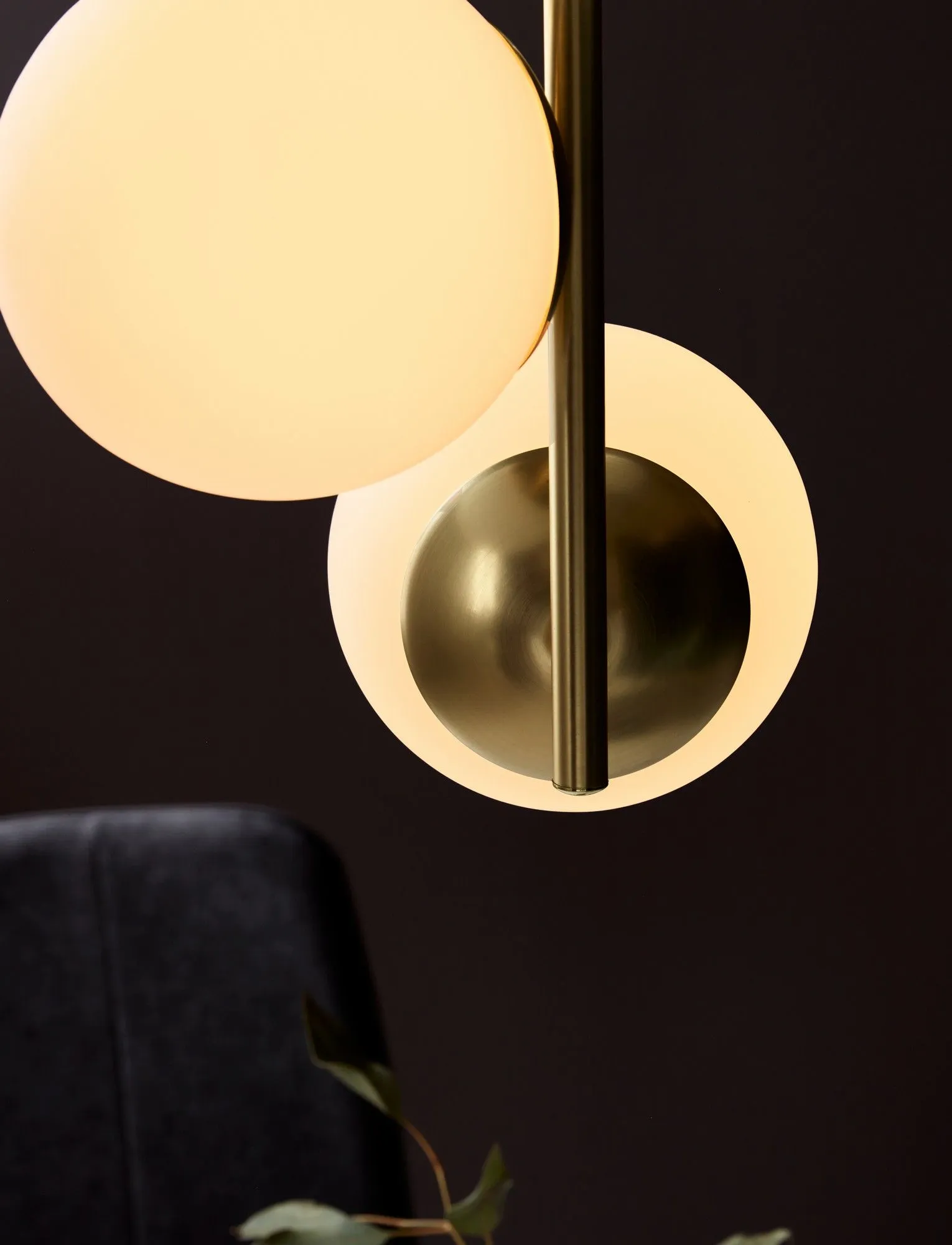 Nordlux Lilly Pendant Light Brass Metal Dining Room E14 Mains in Gold 6