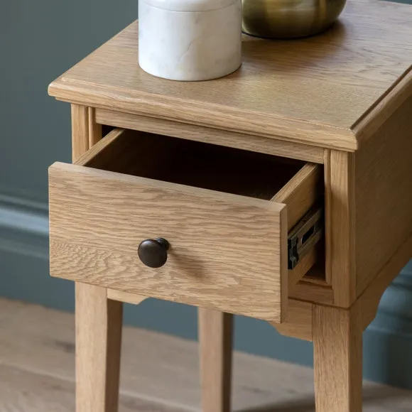 Cedar & Sage Marion 1 Drawer Bedside Table 2