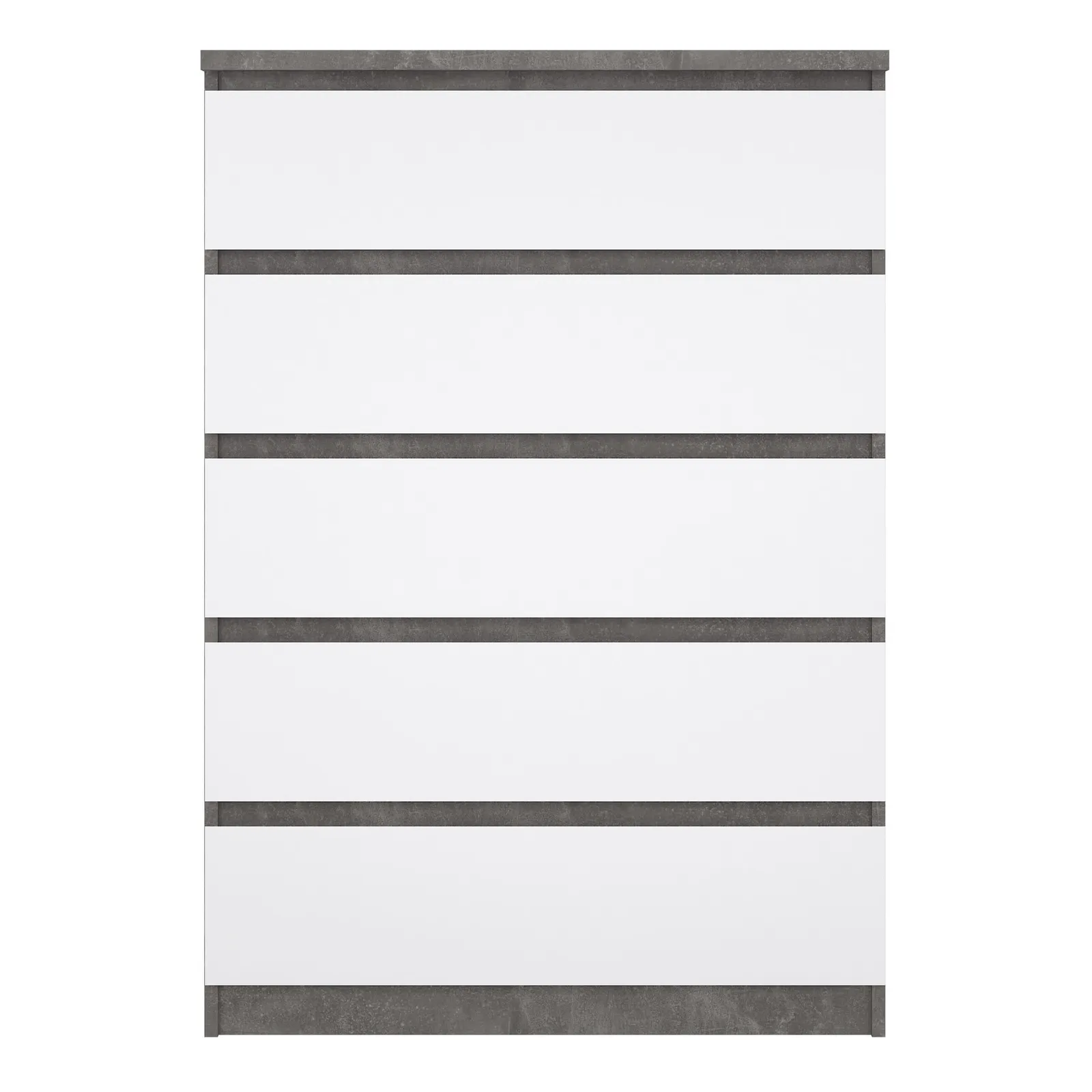 Furniture To Go Naia Chest of 5 Drawers in Grey 2