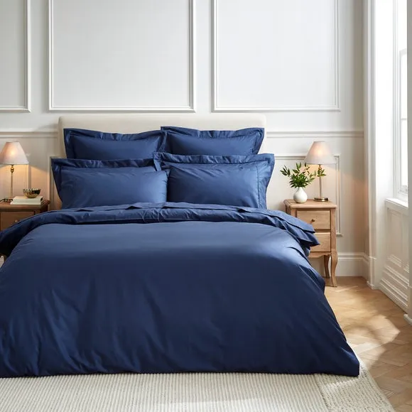 Dorma Crisp & Fresh 400 Thread Count Egyptian Cotton Percale Duvet Cover 1