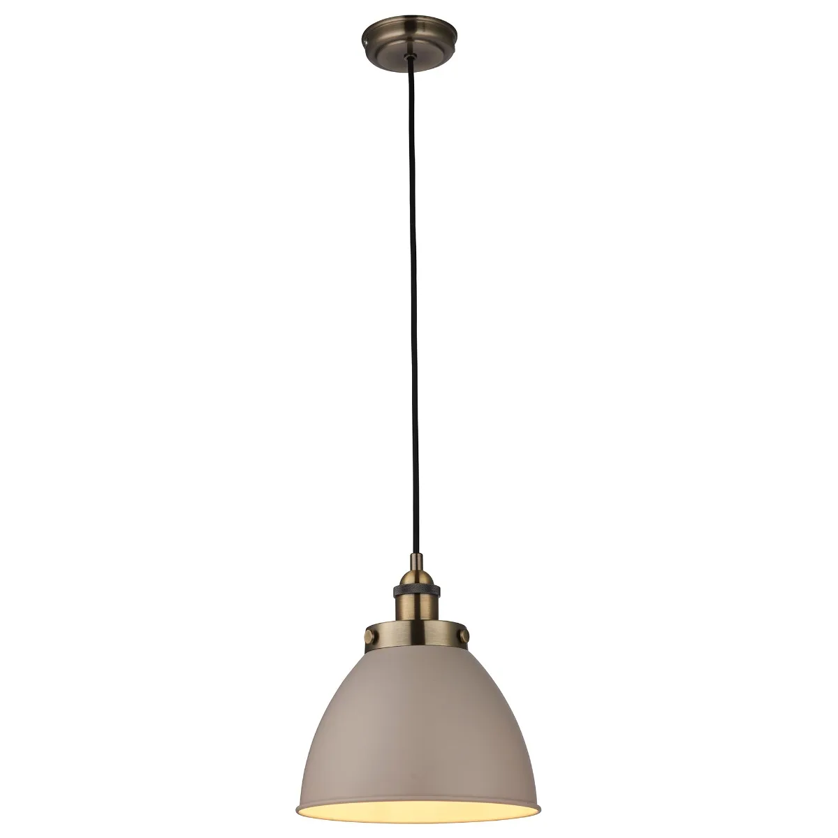 Taupe Dome Pendant