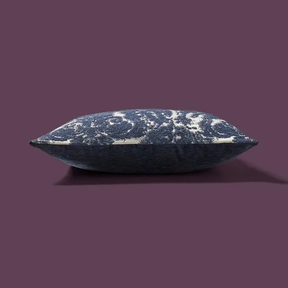 Distressed Damask Square Cushion 4