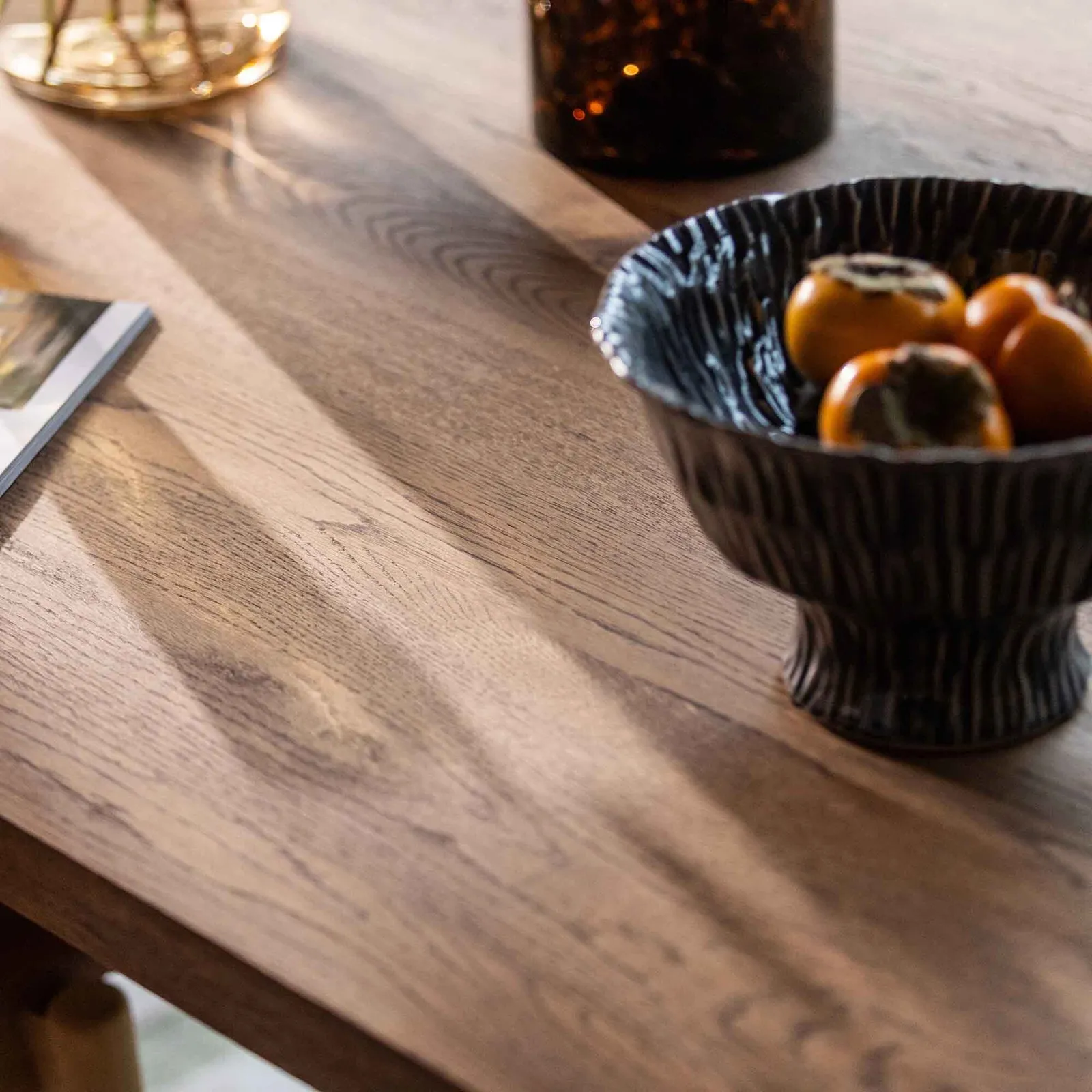 Pure Furniture Tiros Dining Table 240Cm, Brown Oak | Barker & Stonehouse 4