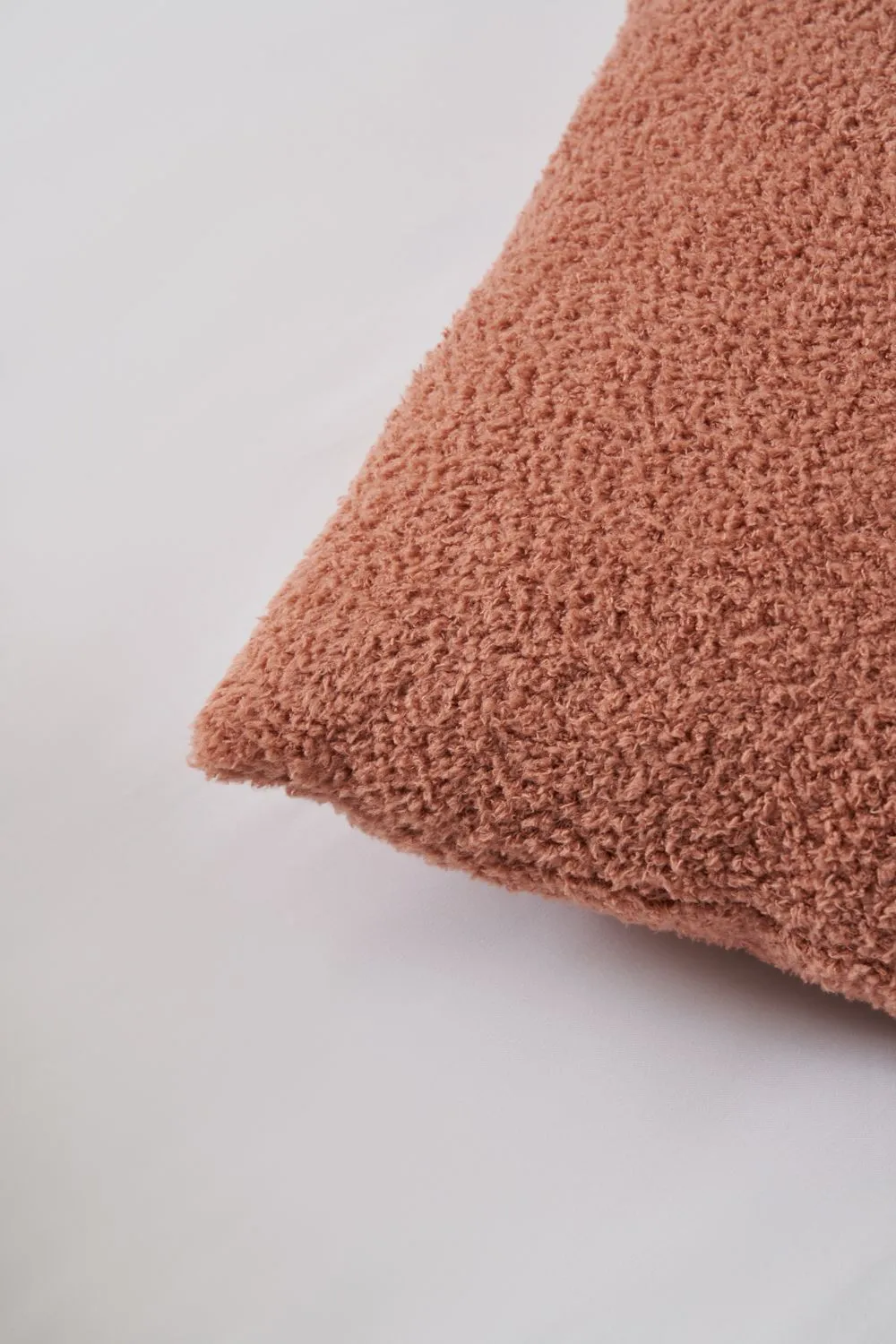 BHS Teddy Bear Fleece Cushion in Red 2