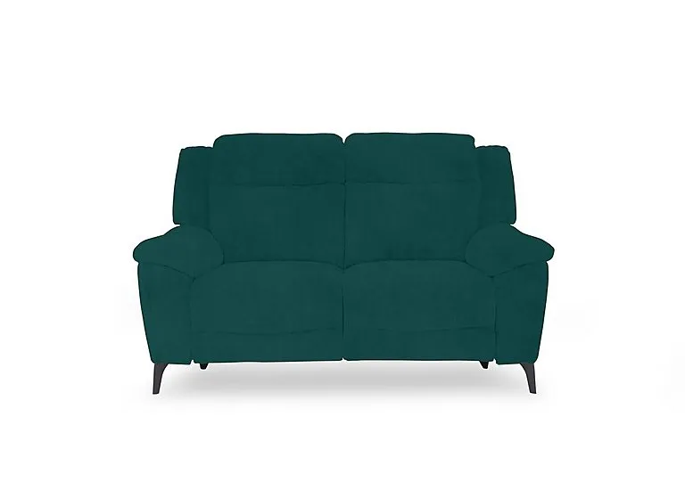 Panache Fabric 2 Seater Power Recliner Sofa with Power Headrests and Heated Seats - Opulence Teal