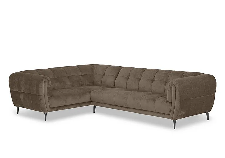 Sienna Fabric Left Hand Facing Corner Sofa