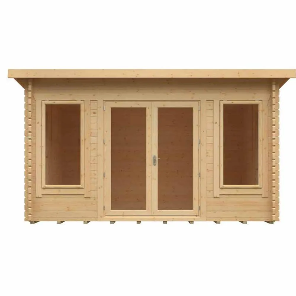 Buttercup Farm 14x8w The Hatfield 44mm Cabin - L415 x W235 x H232.8 cm in Natural 3