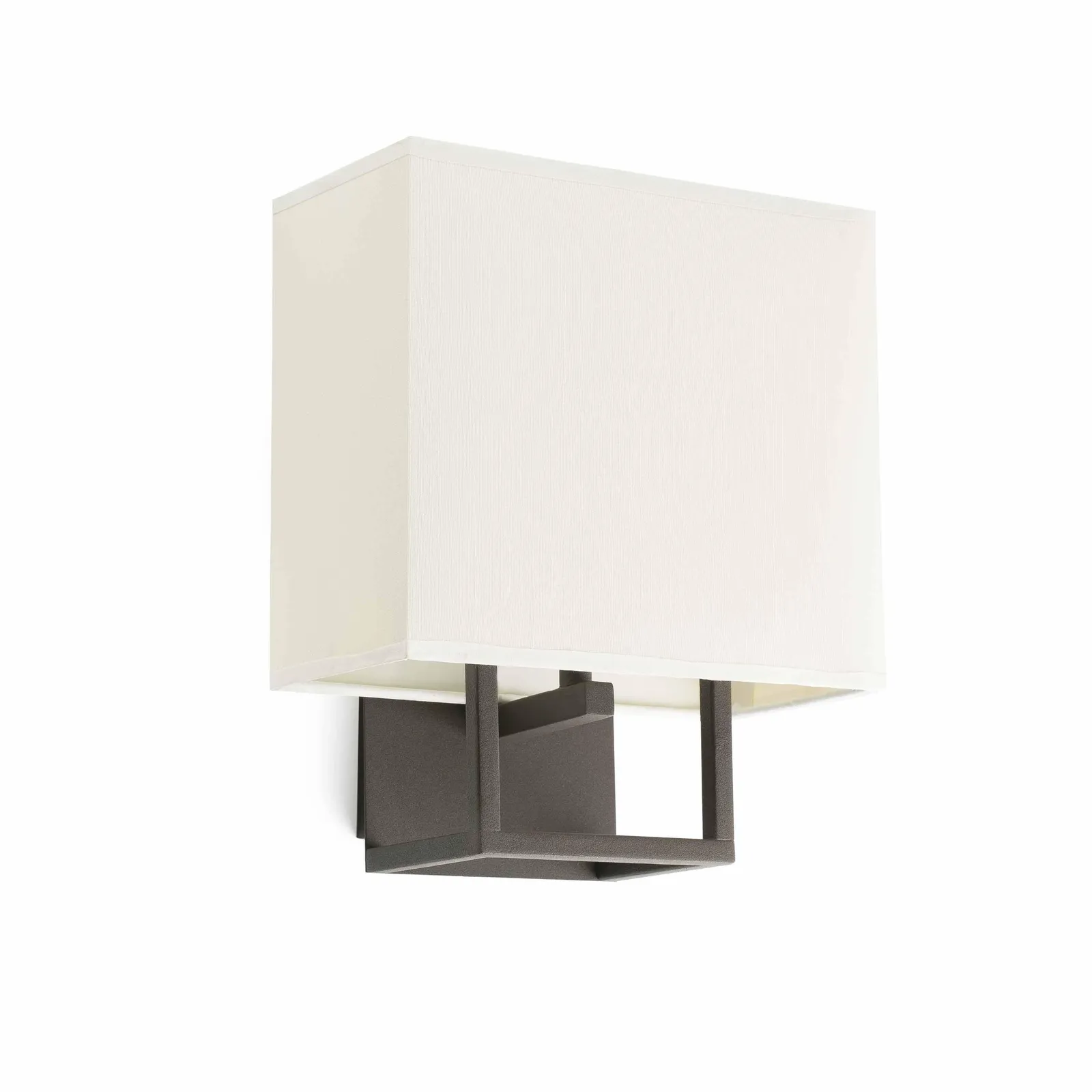 Netlighting Vesper 1 Light Indoor Wall Lamp Brown with Shade E14