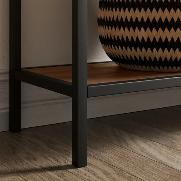Fulton Extra Wide Console Table, Pine Effect 5