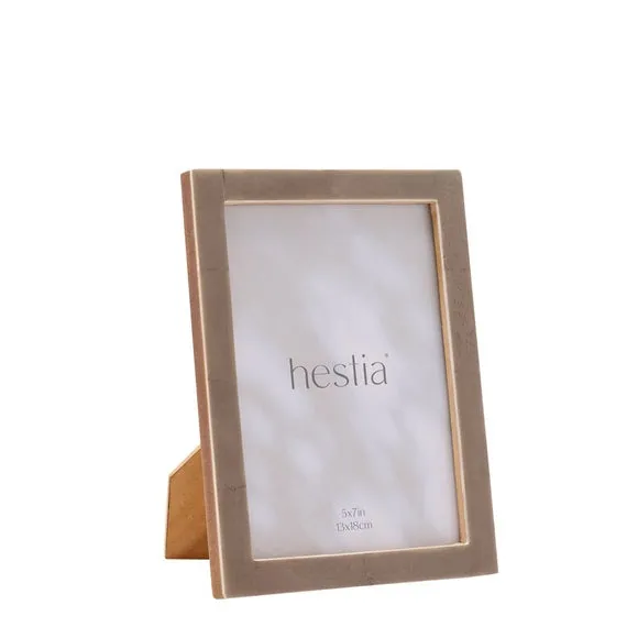 Hestia Grey Thin Stained Bone Effect Photo Frame 1