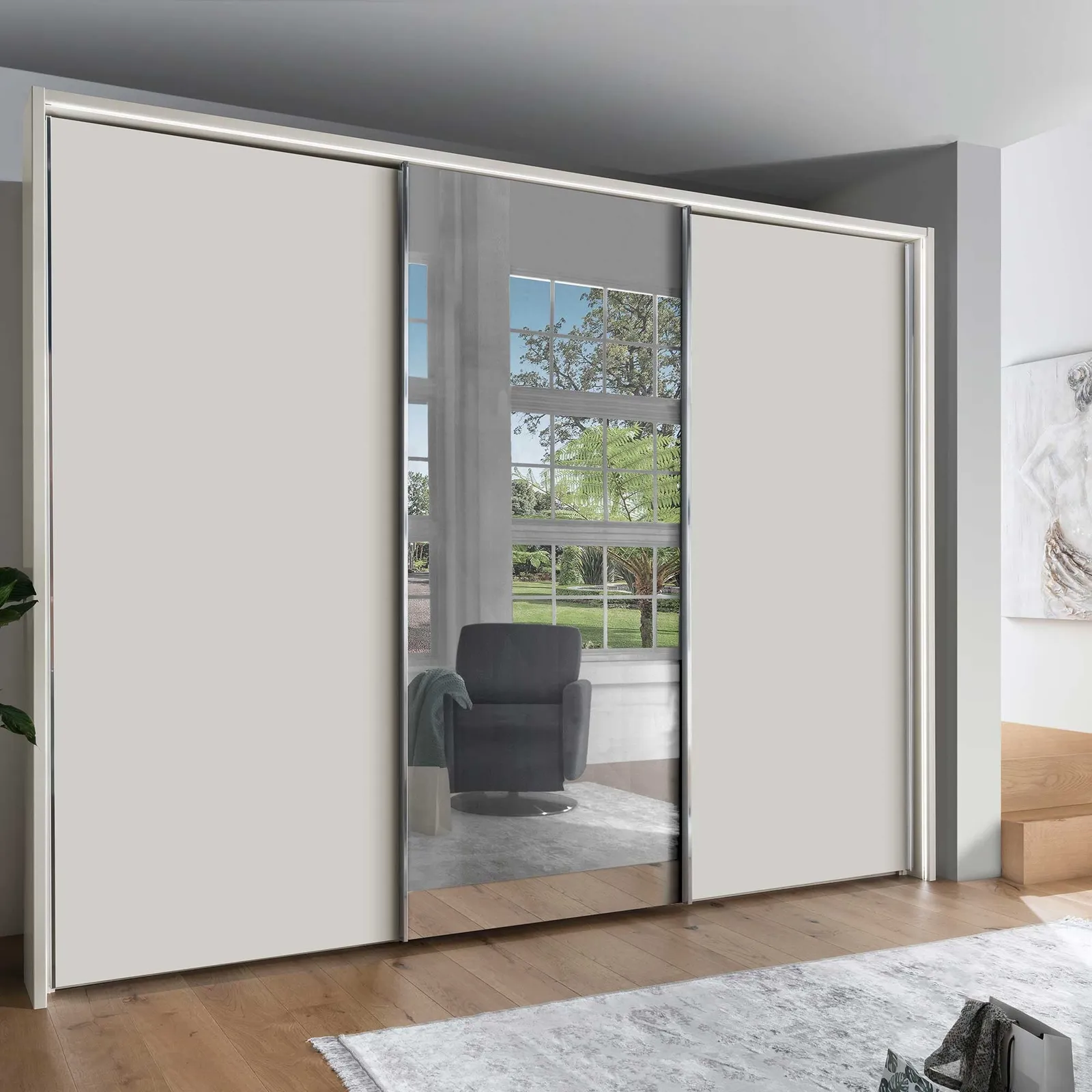 Templin 3000 3 Door Sliding Ward , Neutral | Barker & Stonehouse 2