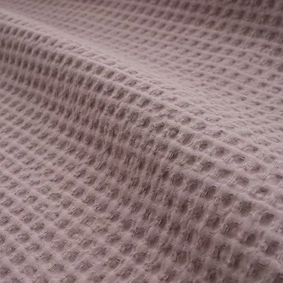 Ashton Waffle 100% Cotton Duvet Cover & Pillowcase Set 2