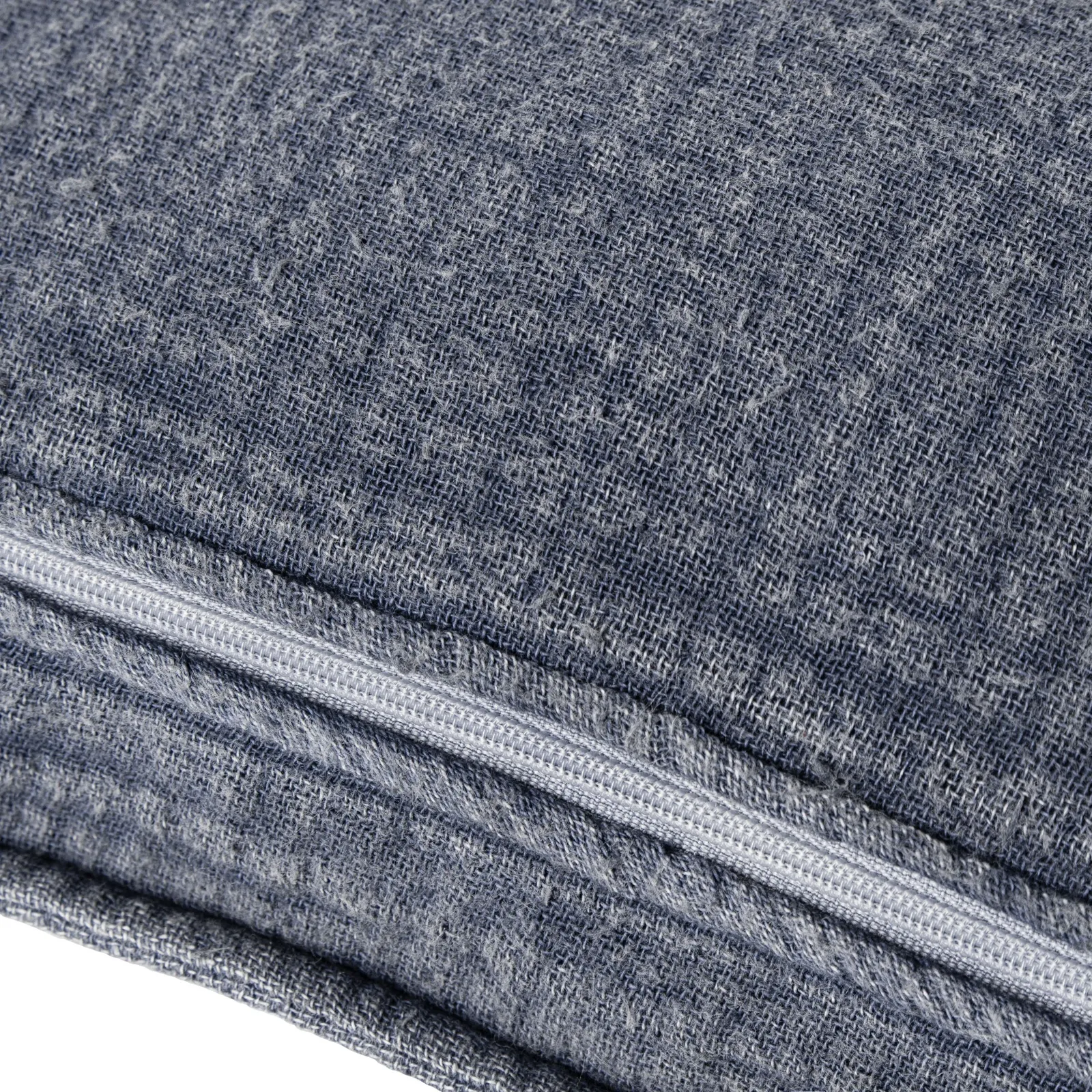 Yard Ribble 100% Cotton Acid Wash Cushion in Blue 6