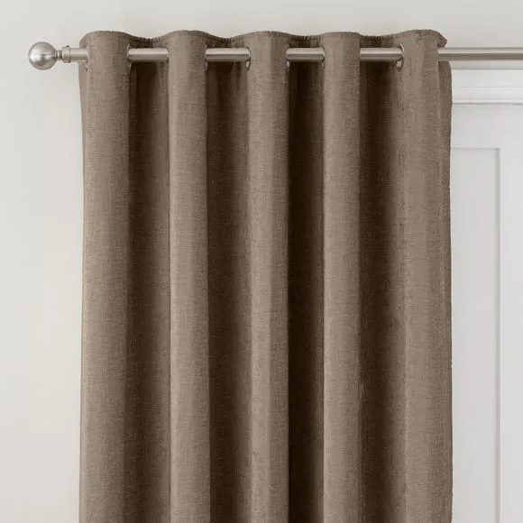 Chenille Thermal Eyelet Door Curtain 1